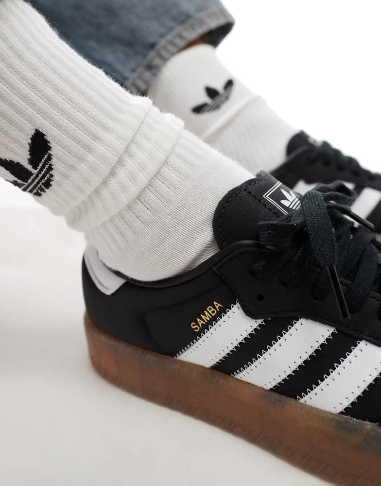 Adidas adidas Originals Sambae trainers in black 5