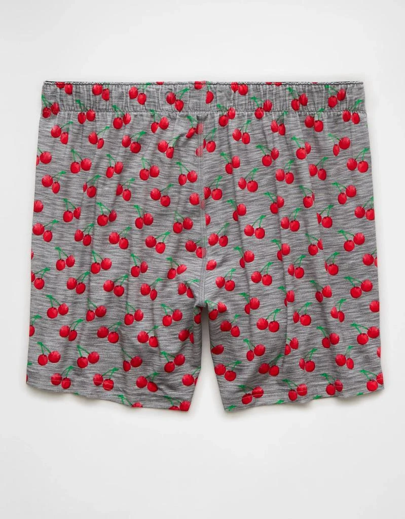 AE AEO Men's Cherries Slim Knit Ultra Soft Boxer Short 4
