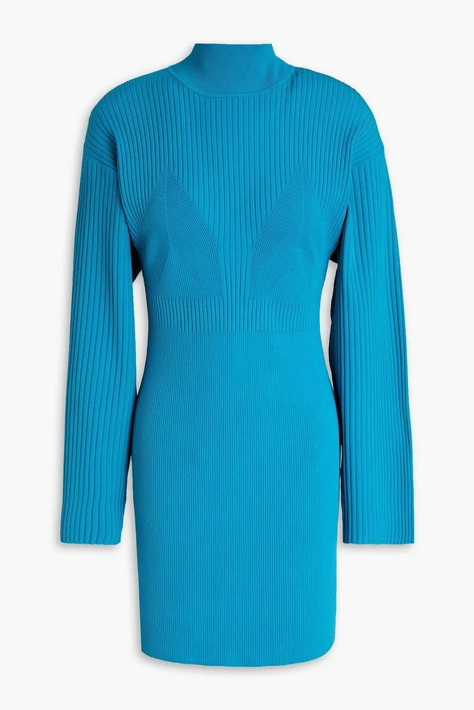 Herve Leger Ribbed-knit mini dress 1
