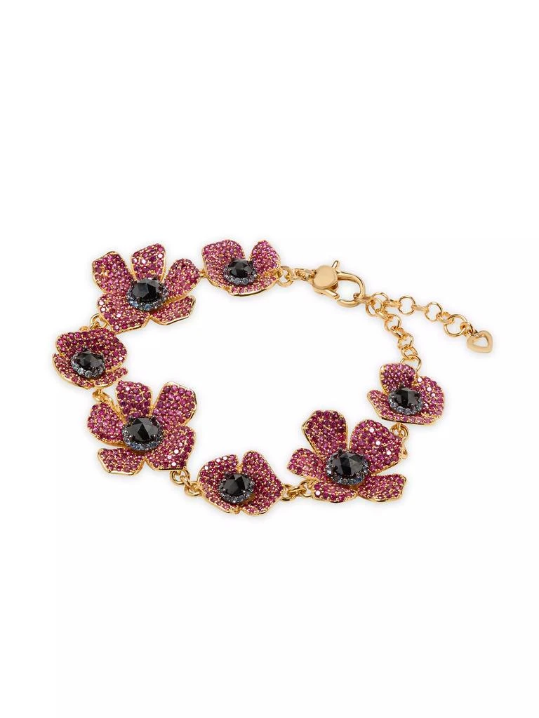 Kate Spade Poppy Power Goldtone, Cubic Zirconia & Glass Necklace 1