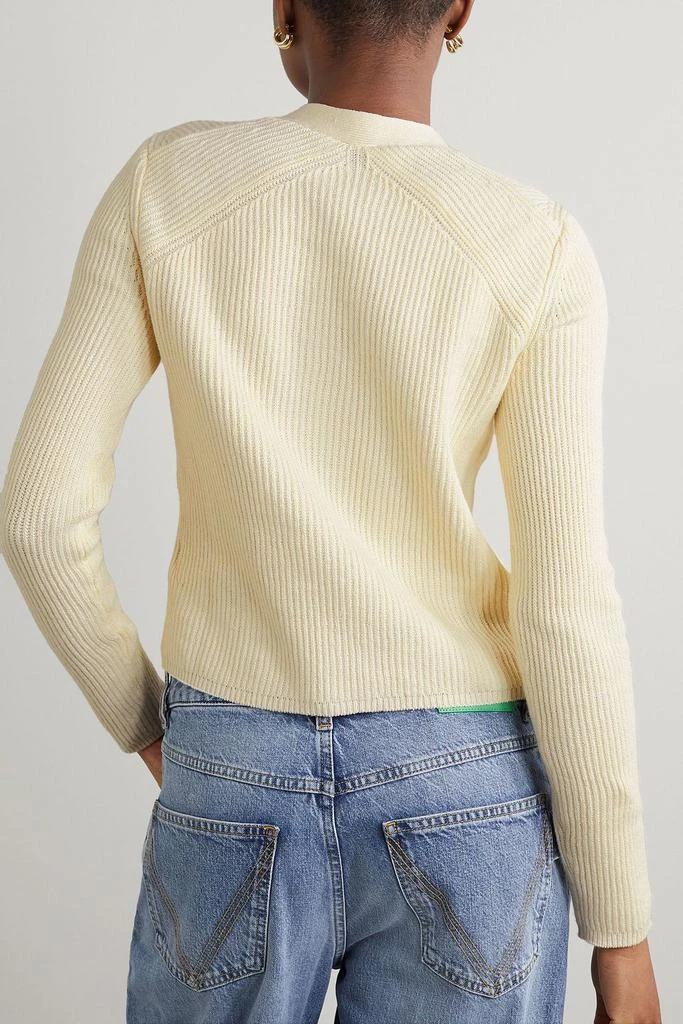 Joseph Ribbed linen-blend cardigan 3