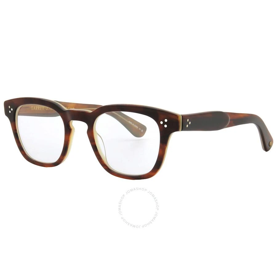 GARRETT LEIGHT REGENT Demo Square Eyeglasses 1098 WHT 47 3