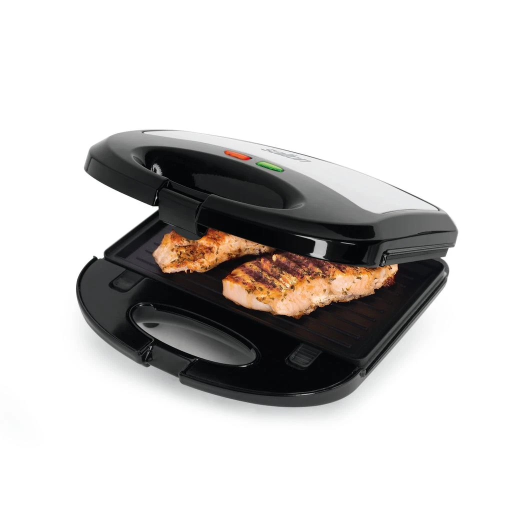 Salton 3 in 1 Grill, Sandwich & Waffle Maker Black 1