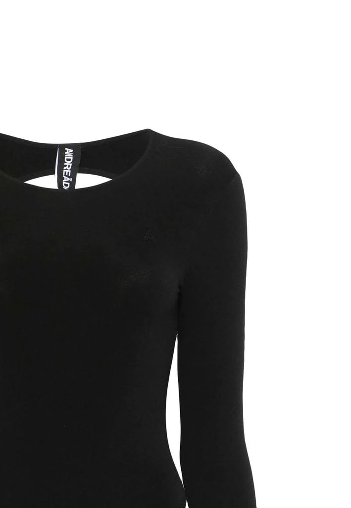 ANDREA ADAMO Andrea Adamo Cutout Long Sleeve Bodysuit 3