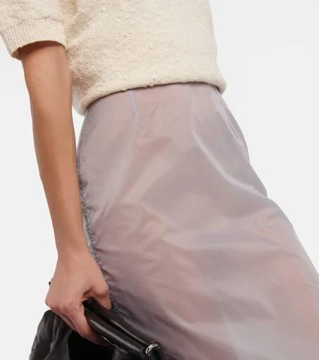 MAISON MARGIELA Semi-sheer midi skirt 4