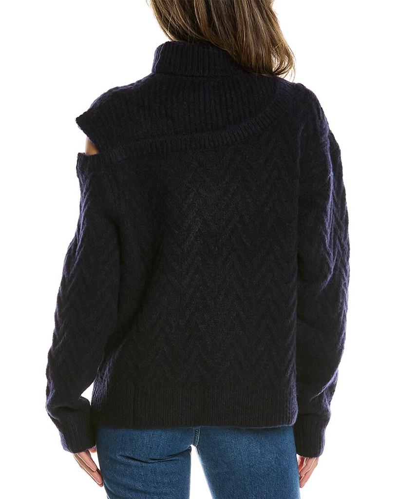 Lea & Viola Lea & Viola Chunky Wool-Blend Sweater