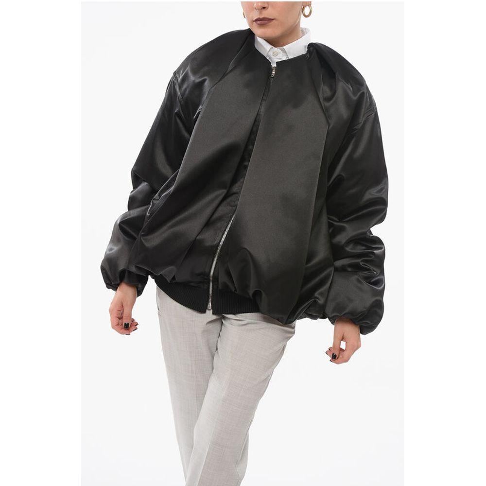 We11done Draped Satin Bomber Women's Jacket