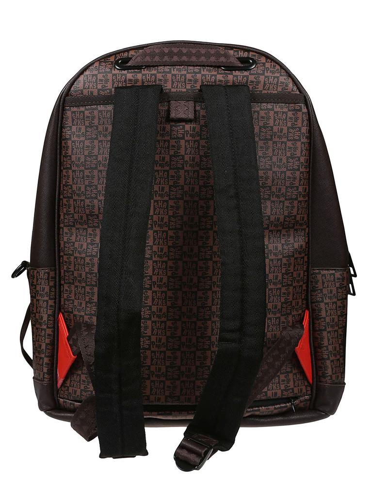 Sprayground Sharks In Paris Check Emperorer Side Backpack