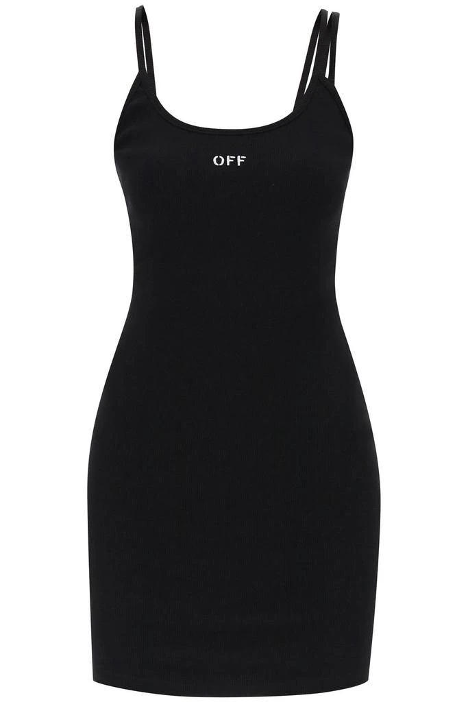 Off-White Off- Women's Tank Dress With Off Embroidery 1