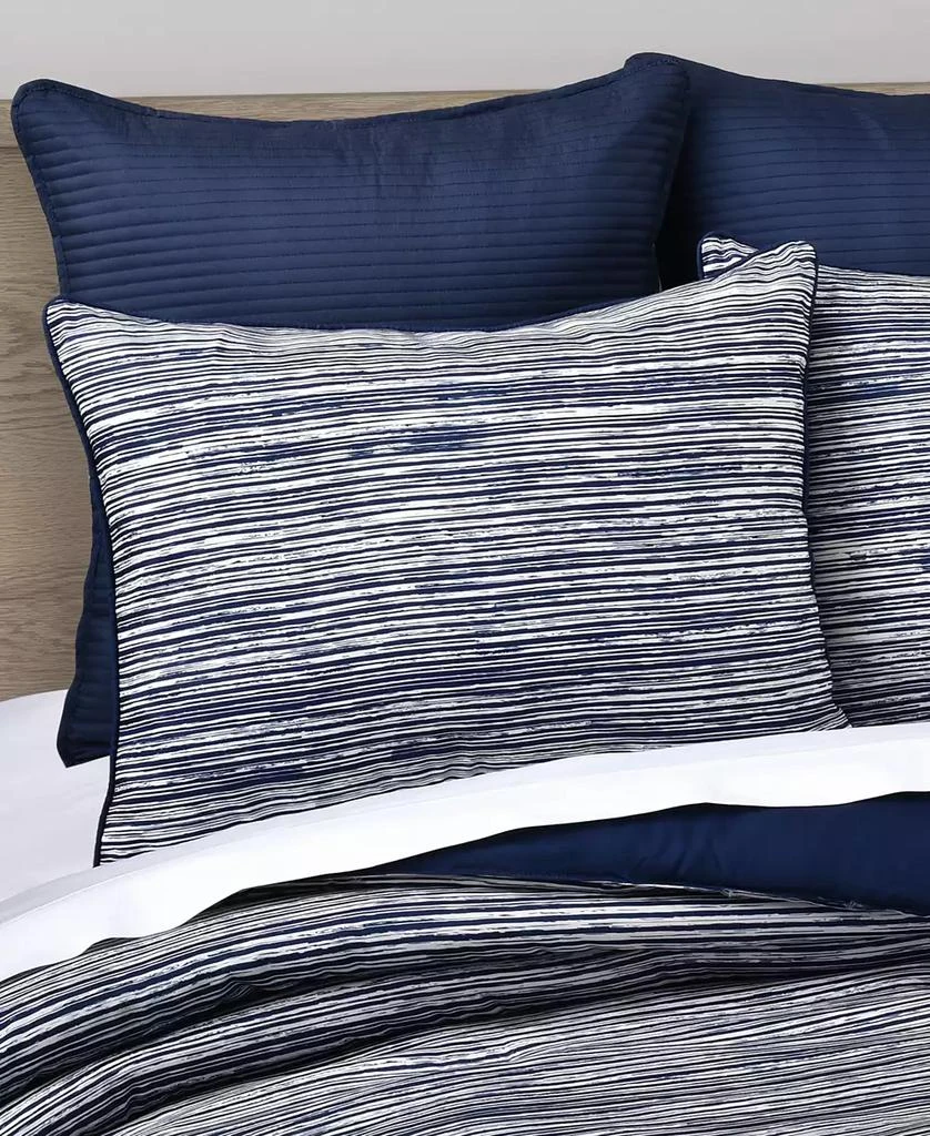 Royal Court Dalton Sleek Stripe 3-Pc. Comforter Set 3