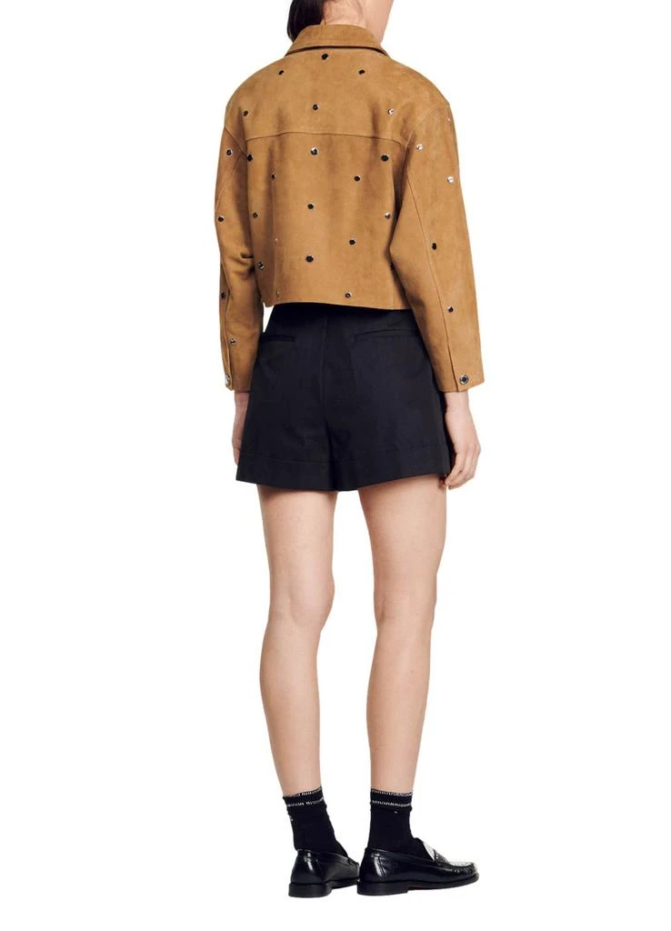 Sandro Studded suede jacket 3