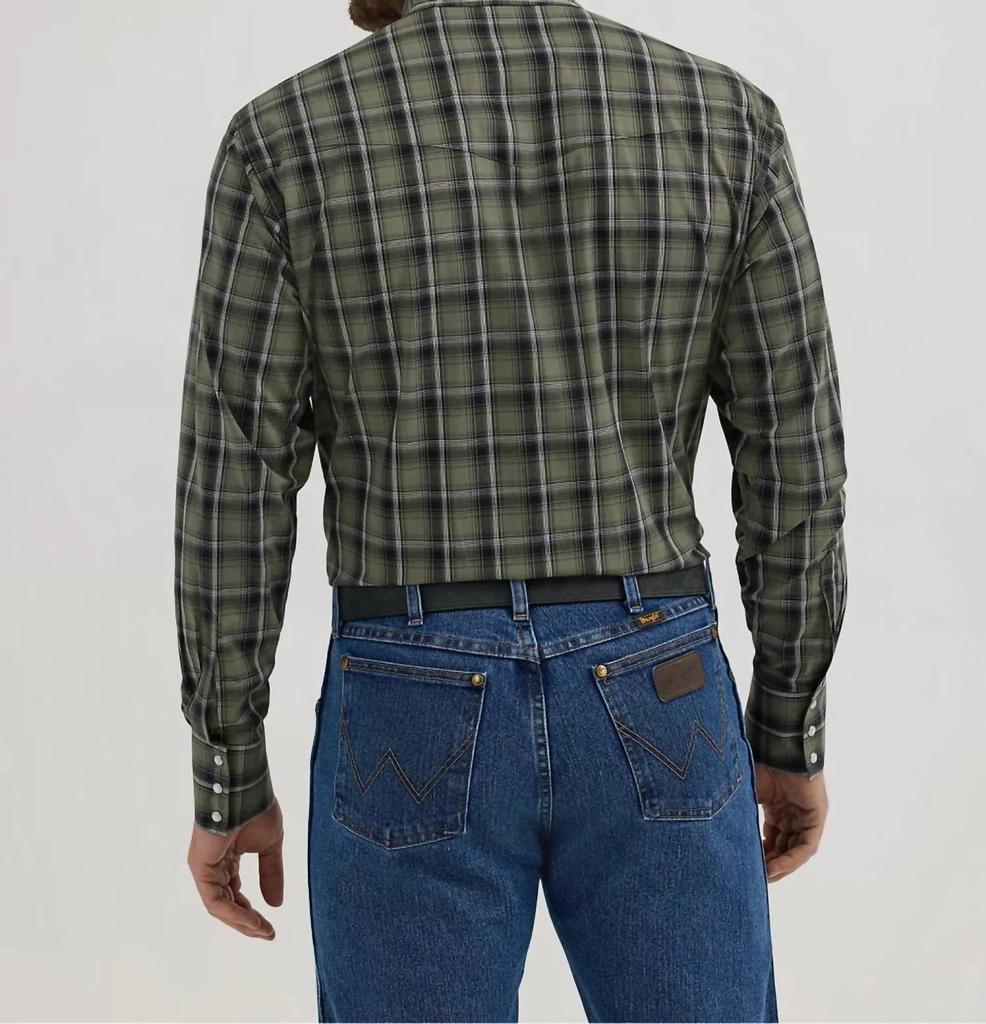Wrangler Wrangler - Men's Wrinkle Resist Long Sleeve Western Shirt