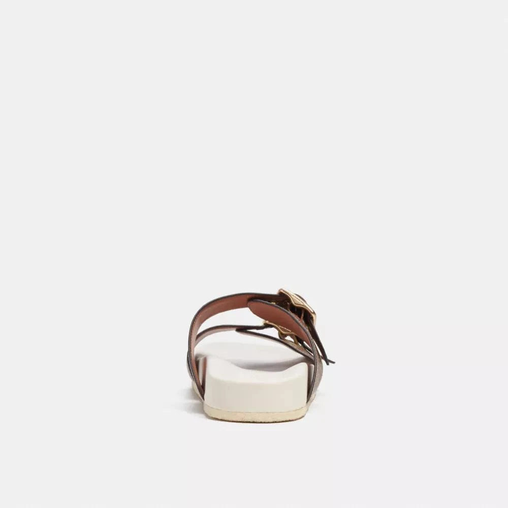 Coach Allanah Sandal In Signature Canvas 4