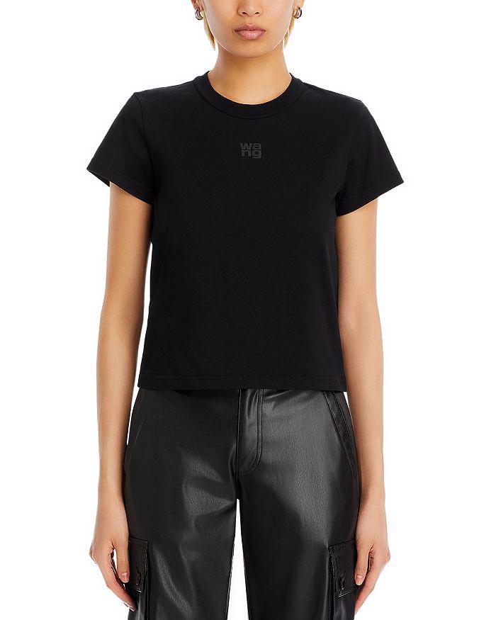 Alexander Wang Essential Cotton Logo Tee - T-Shirts - Free