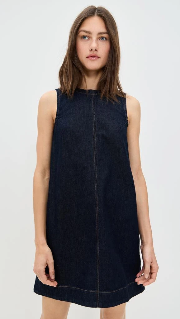 Madewell Denim Boxy Dress in Essex Wash - Free Shipping - BeyondStyle