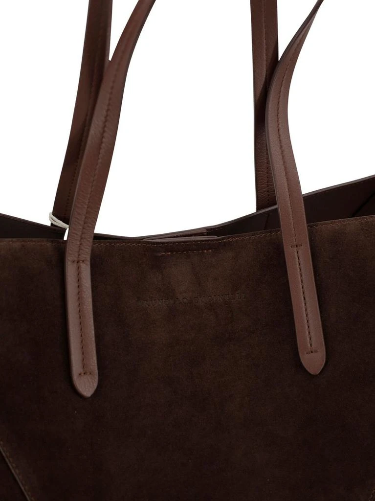 Brunello Cucinelli Brunello Cucinelli BC Duo Monili Embellished Tote Bag 3