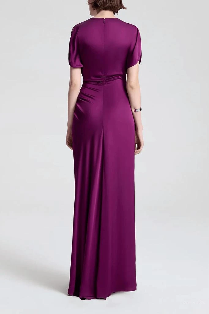 A.L.C. Nadia Satin Gown In Jewel 2