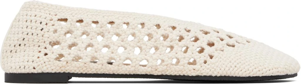 Stella McCartney Off-White Ryder Day Cotton Crochet Loafers 1