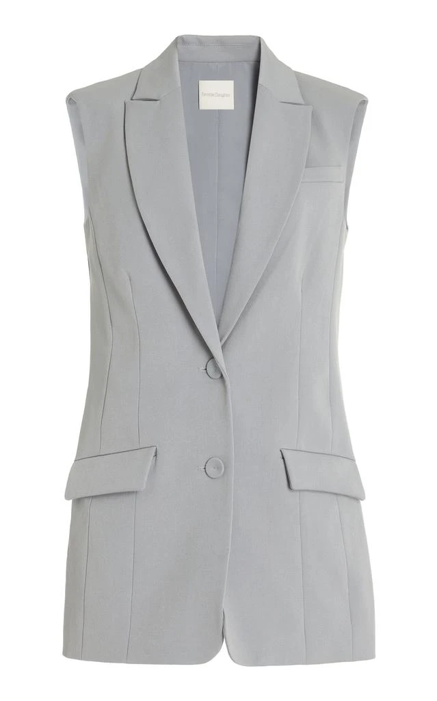 Favorite Daughter Favorite Daughter - Sleeveless Long Blazer - Grey - M - Moda Operandi 1