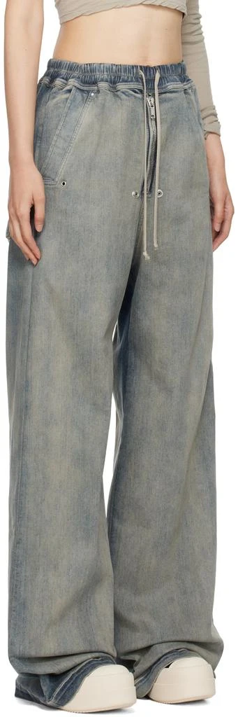 Rick Owens Blue Porterville Geth Bela Denim Lounge Pants 2