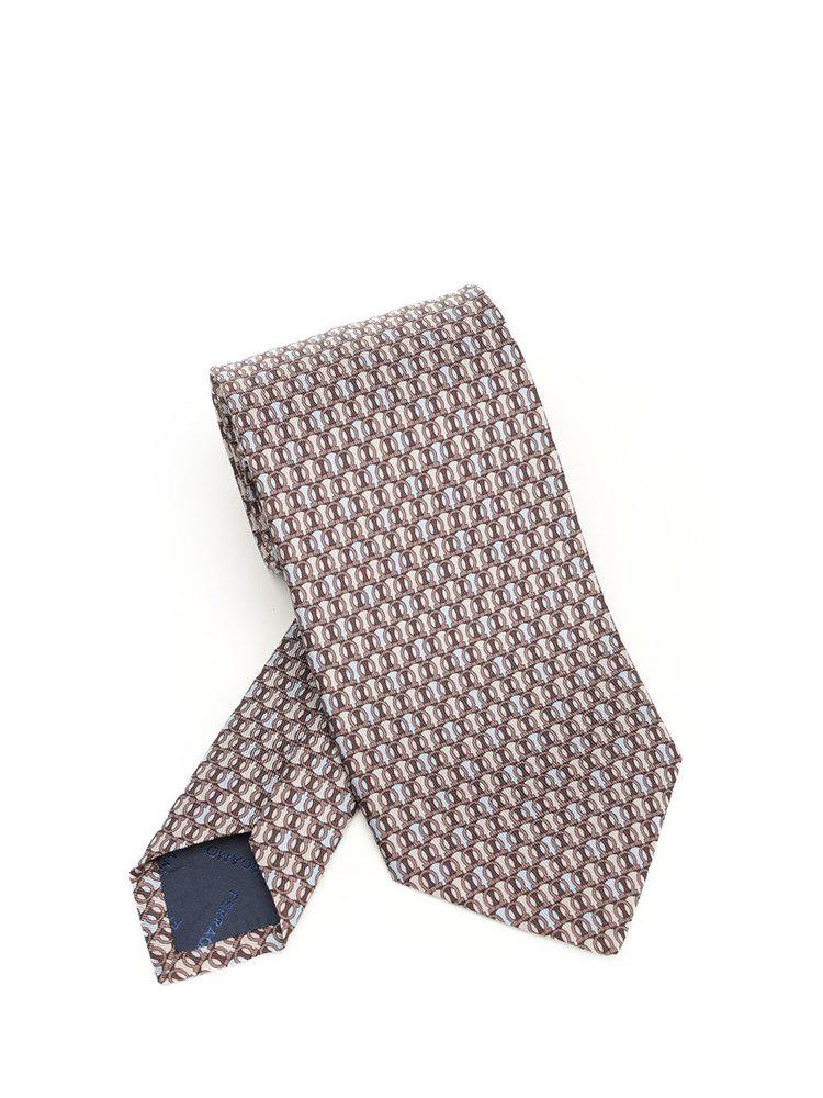 Salvatore Ferragamo Ferragamo Monogram Jacquard Tie