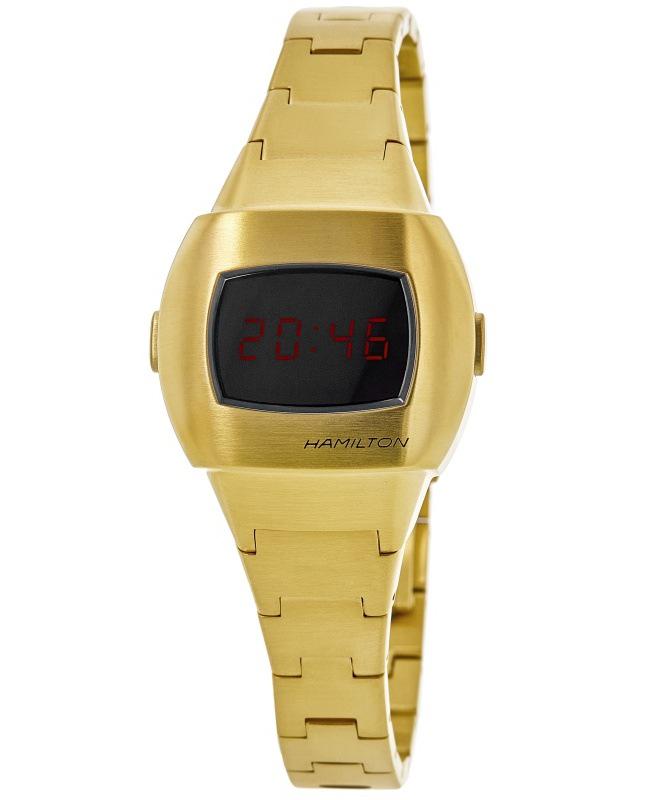 Hamilton Hamilton PSR Digital Quartz American Classic Yellow Gold PVD Steel Women's Watch H52314130