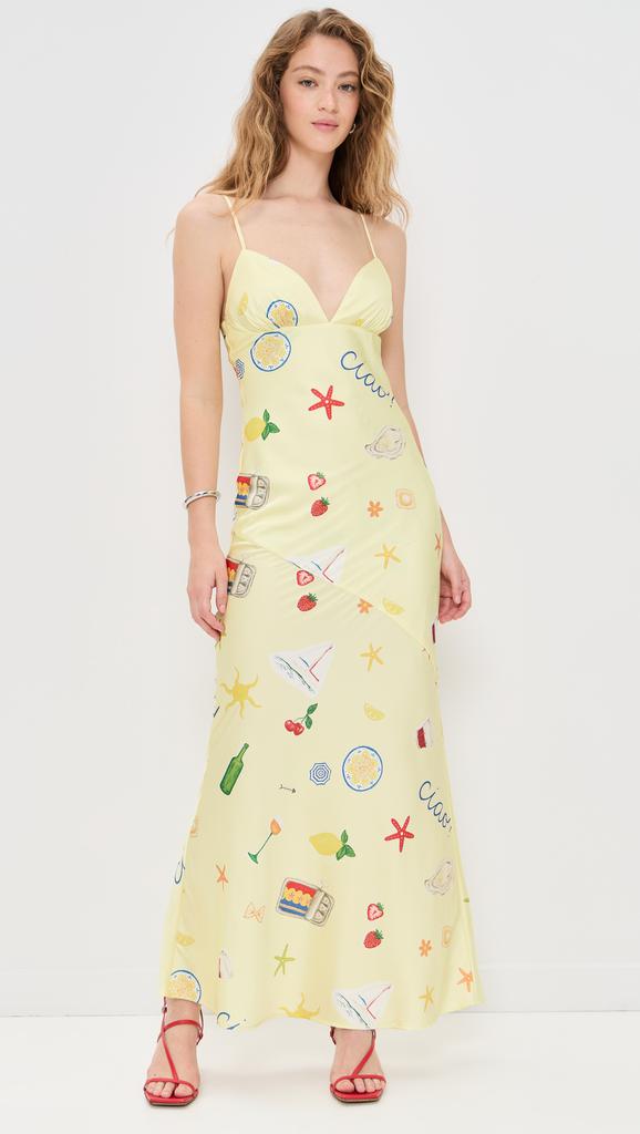 For Love & Lemons Huda Maxi Dress