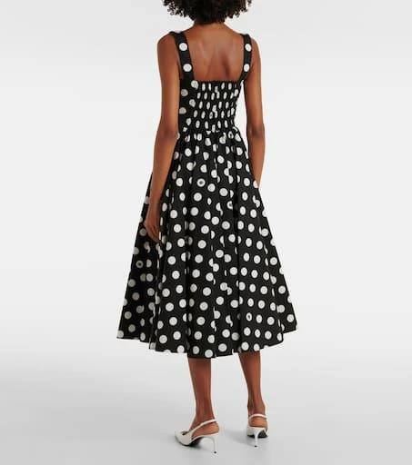 Dolce & Gabbana Polka-dot cotton poplin corset dress 3