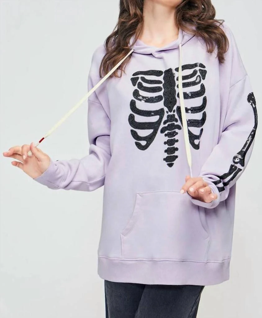 Wildfox Wildfox - Rockstar Ribcage Road-trip Hoodie 2