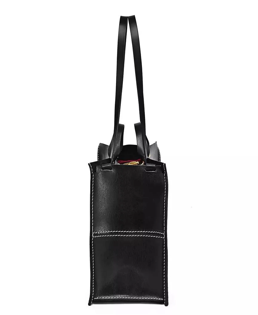 OLD TREND Women's Genuine Leather Rose All-day Tote Bag 10