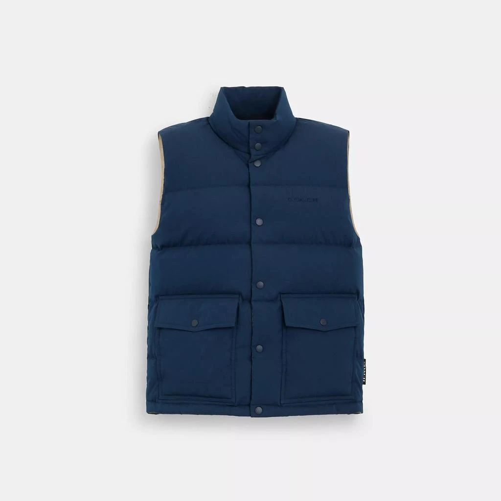 Coach Down Vest 1