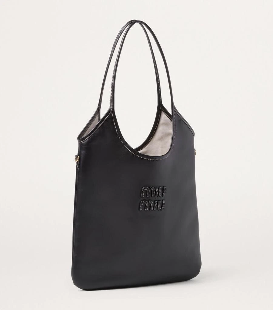 Miu Miu Leather Ivy Tote Bag 8
