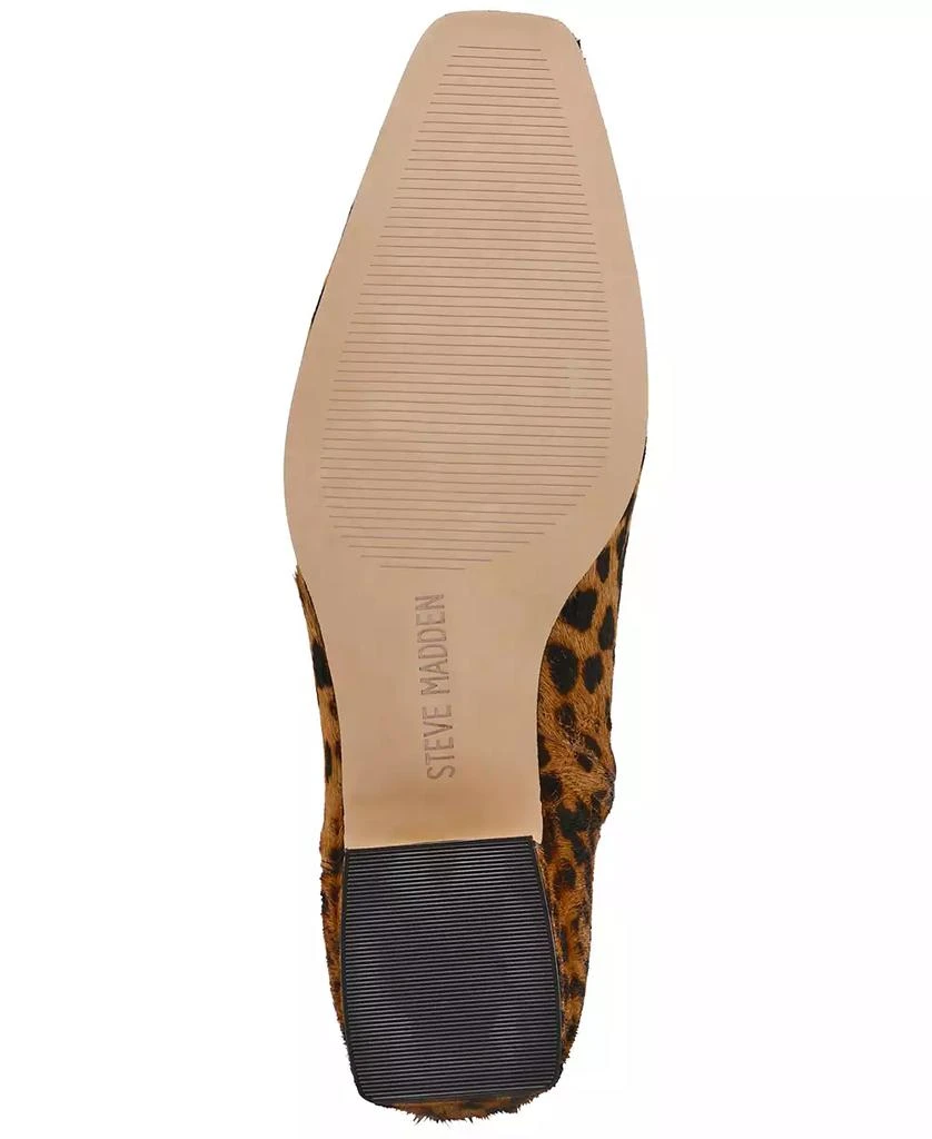 Steve Madden Women's Dusty Leopard Block Heel Booties 5