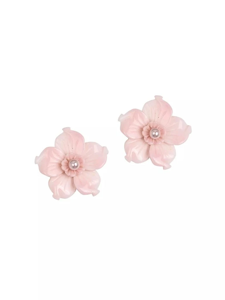 Jennifer Behr Tansey Conch Flower Stud Earrings 1