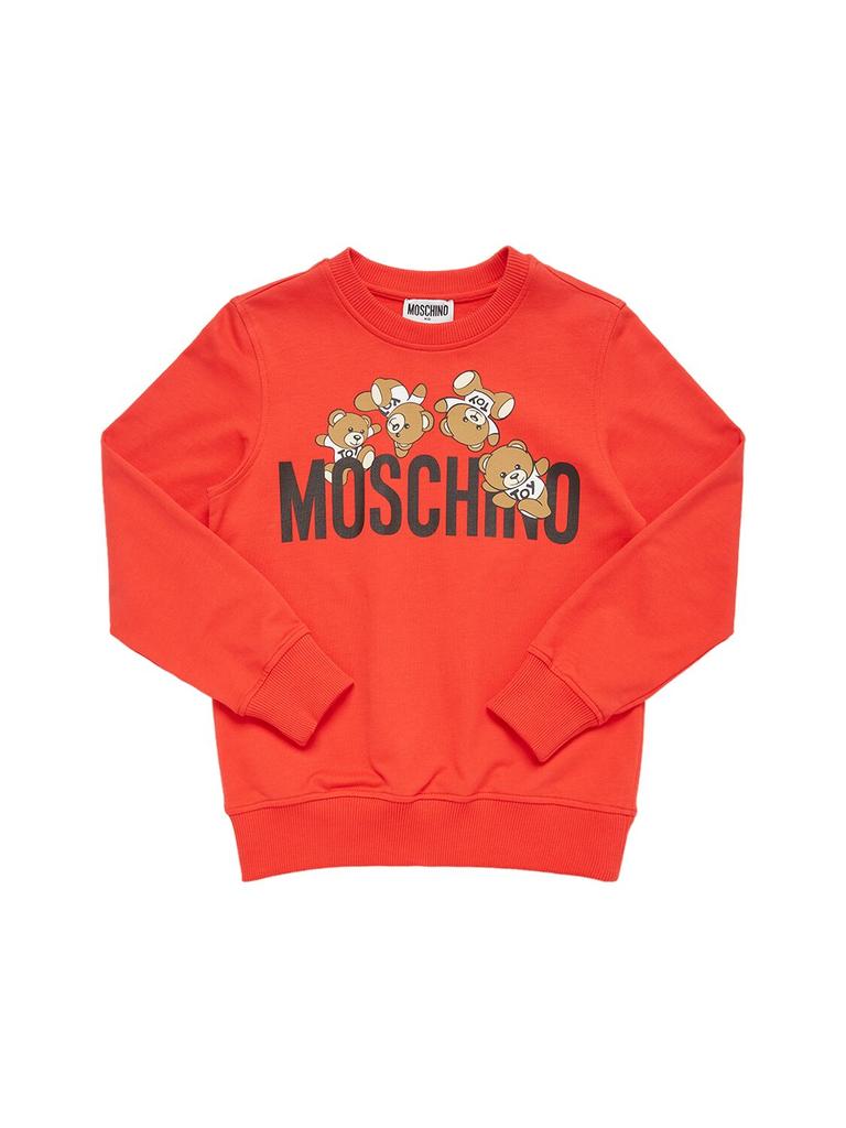 MOSCHINO Cotton Crewneck Sweatshirt