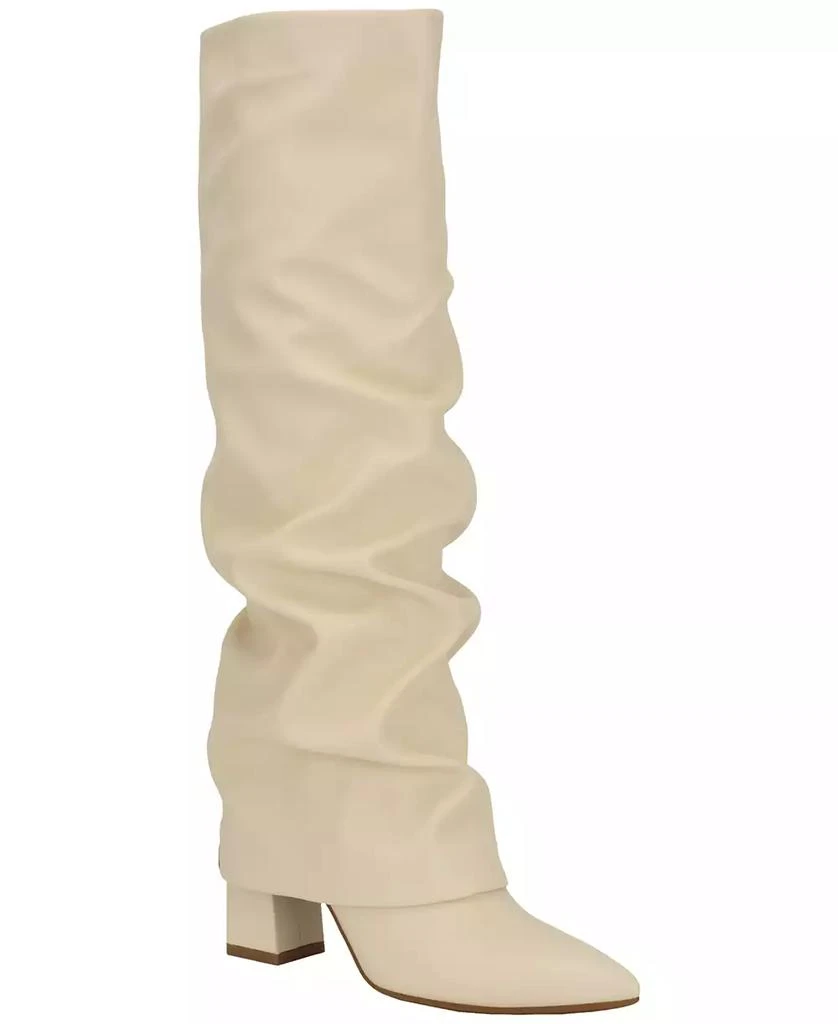 GUESS Women's Geima Knee-High Foldover Slouch Boots 1