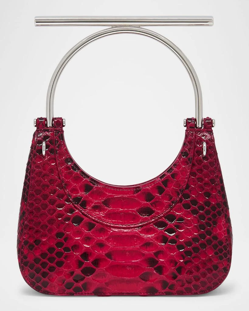 Alexander McQueen Mini T-Bar Python Top-Handle Bag 2
