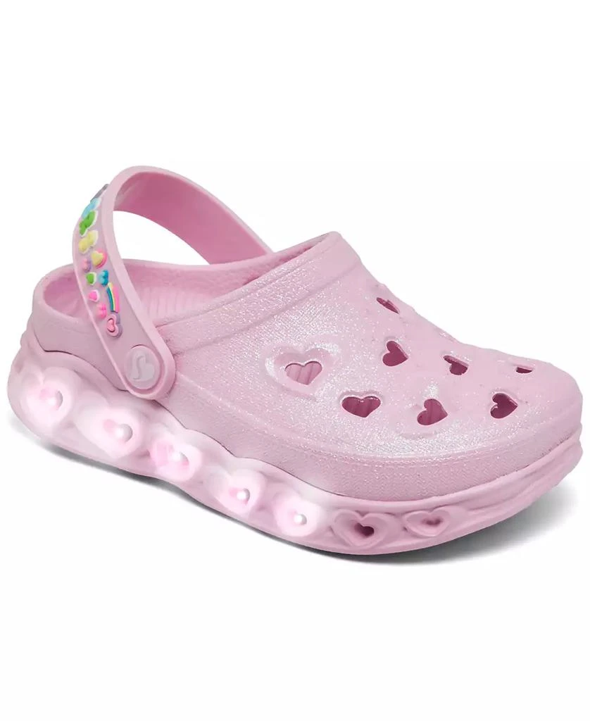 Skechers Toddler Girls' Foamies: Light Hearted Casual Slip-On Clog Shoes from Finish Line 1