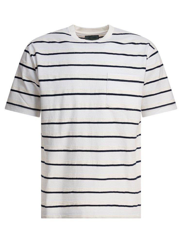 BEAMS PLUS Beams Plus Striped Pocket T-Shirt