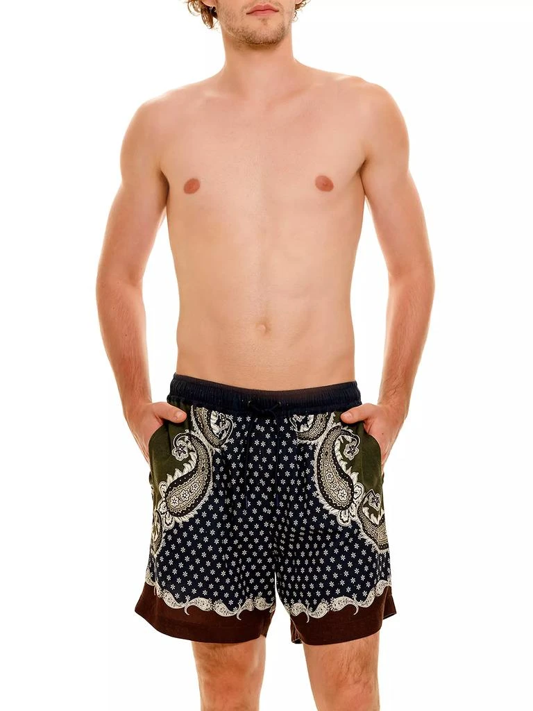 Agua Bendita Returning To The Roots Cece Cipres Swim Trunks 3