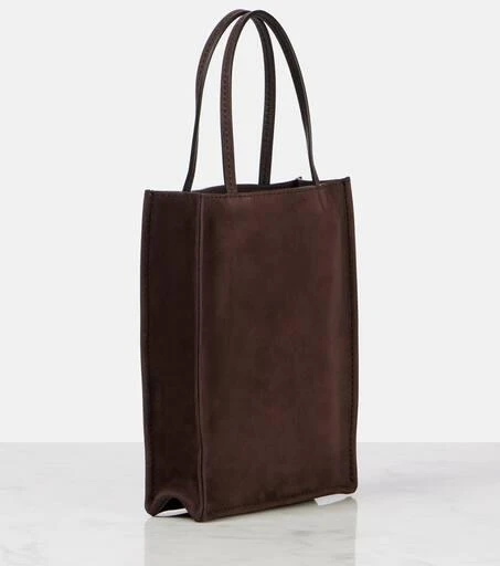 The Row To Go Small suede tote bag 4