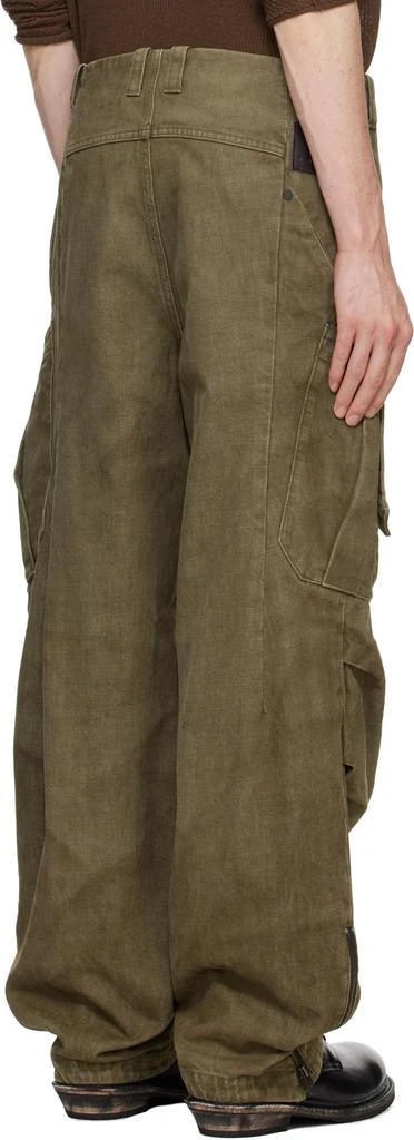 DEVOA Khaki Utility Cargo Pants 3