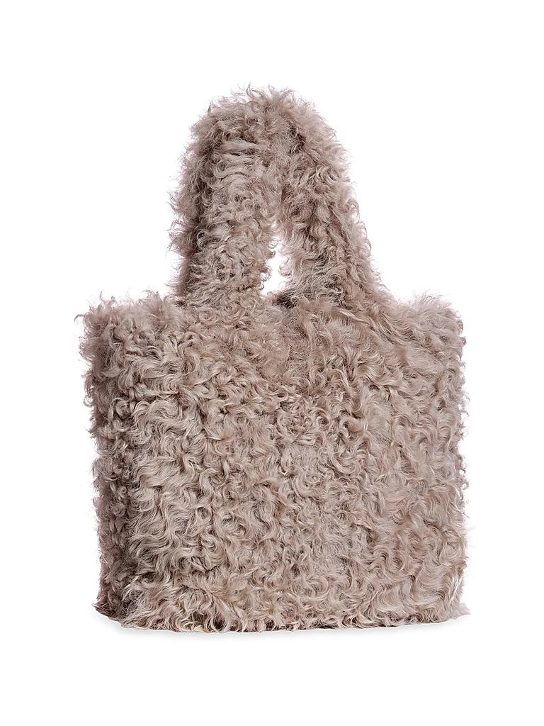 Maximilian Shearling Lamb Handbag 1