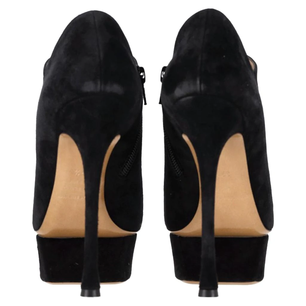 Nicholas Kirkwood Platform Ankle Boots in Black Suede 6