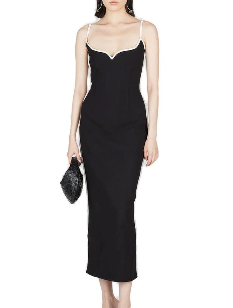 Paris Georgia Paris Georgia Heart Rear-Zipped Midi Dress 4