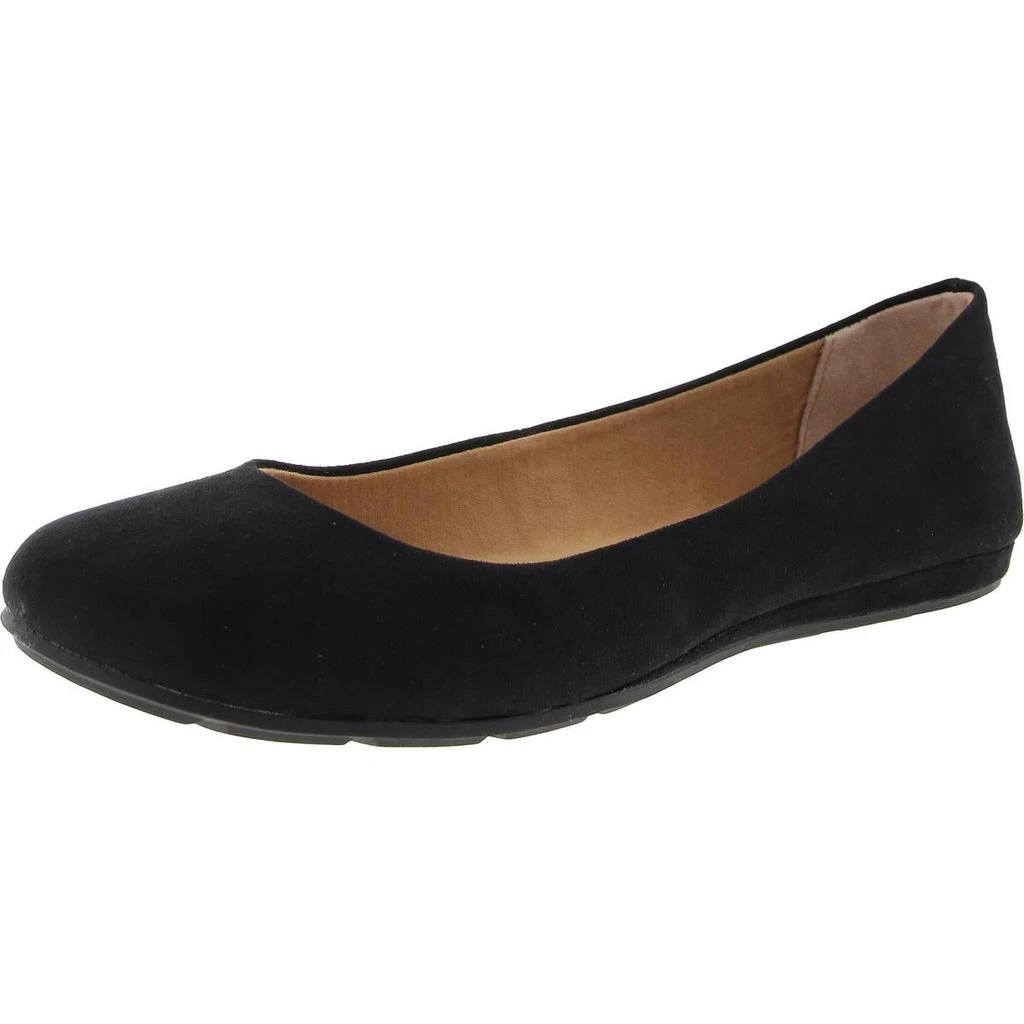 Sun + Stone Eliana Womens Microfiber Almond Toe Ballet Flats 10