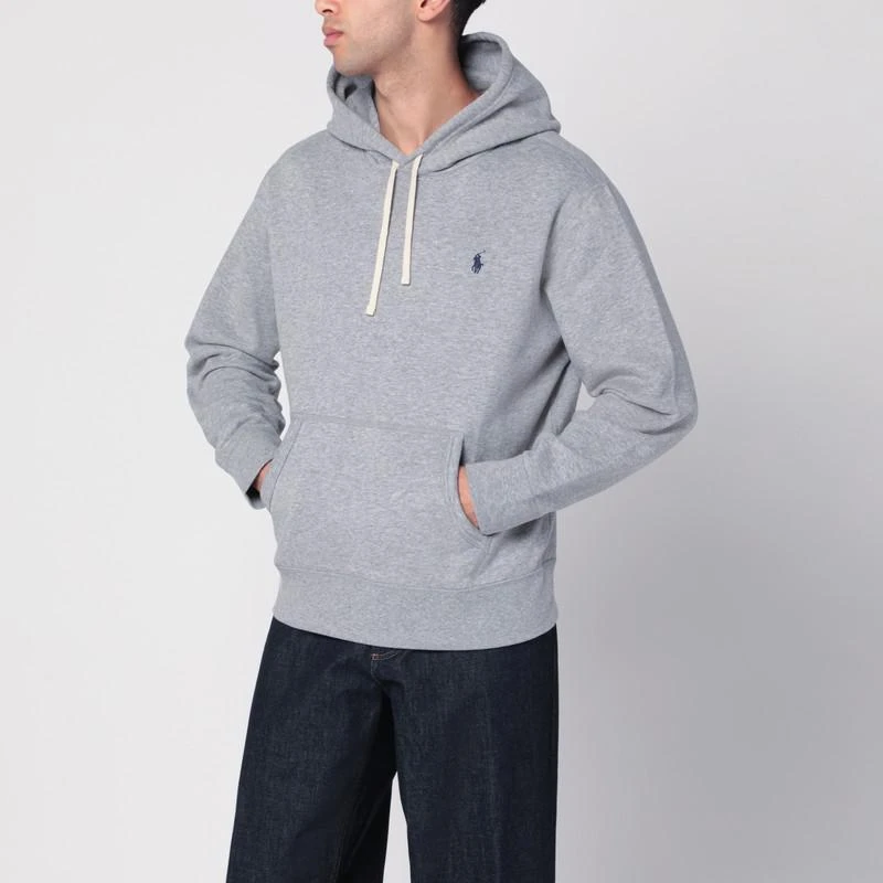 Ralph Lauren Grey hoodie with logo 1
