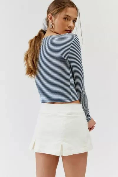 Urban Outfitters UO Jillian Pleated Micro Mini Skort 4