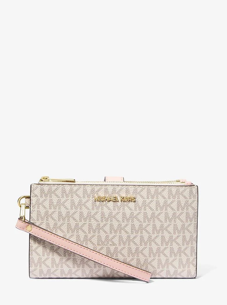 Michael Kors Jet Set Travel Signature Logo Smartphone Wallet