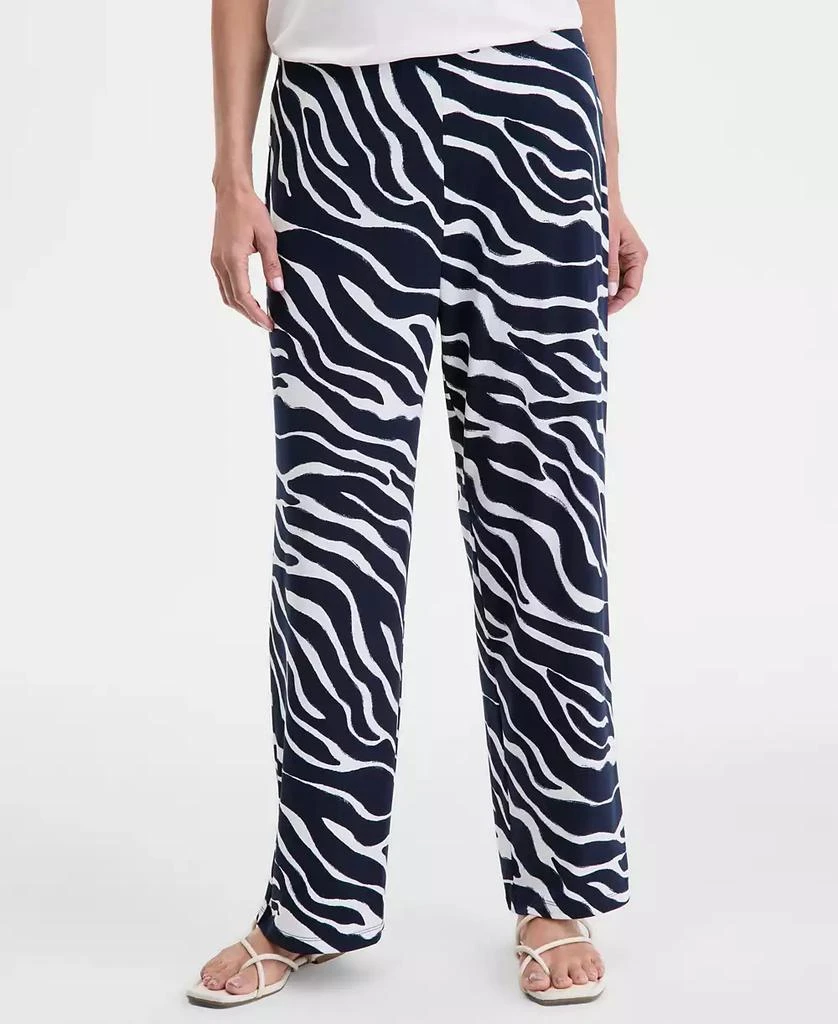 JM Collection Women's Print High-Rise Pull-On Knit Pants, Exclusively at Macy's 3